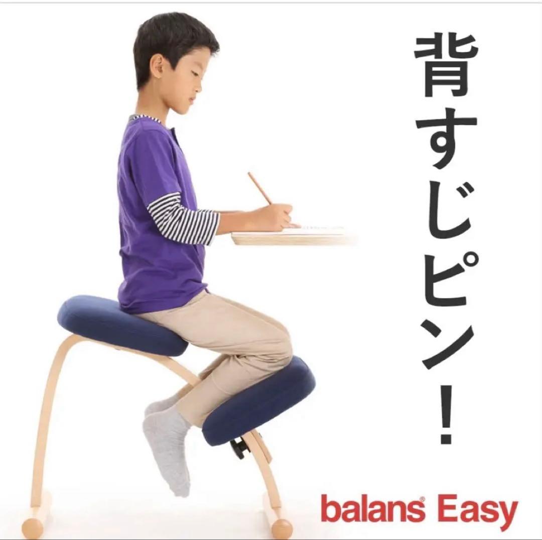 balans Easy バランスラボ ラクに姿勢を矯正できる椅子 水色