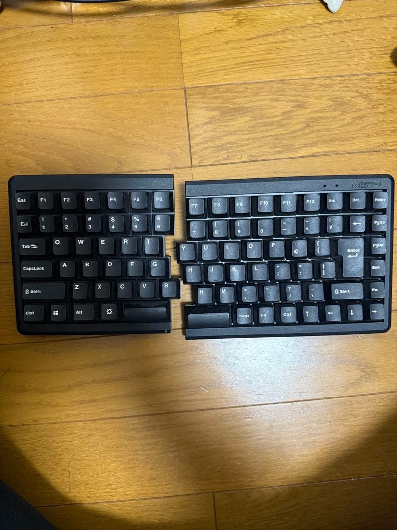 MISTEL 分割型キーボード MD770 日本語配列　赤軸