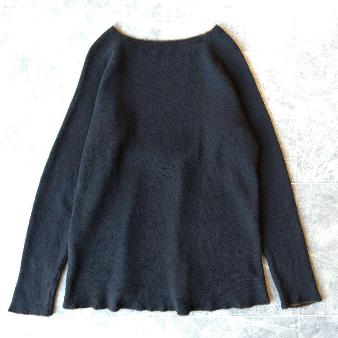 586 コスモス様 ヨーガンレール コットン アルパカ クルーネック ニット