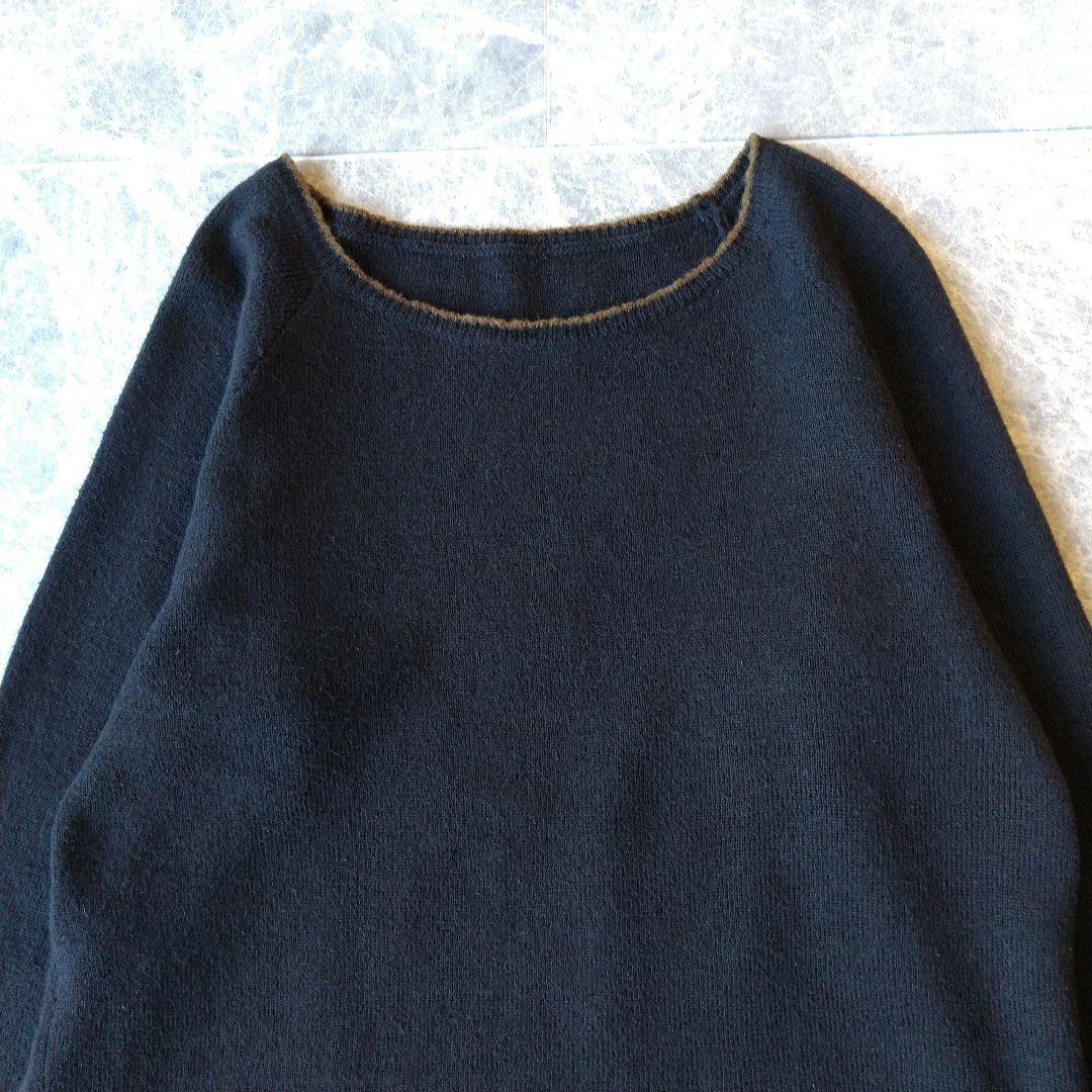 586 コスモス様 ヨーガンレール コットン アルパカ クルーネック ニット