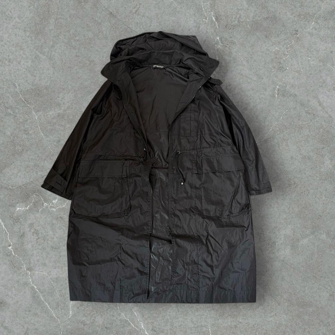 ★90s イッセイミヤケ ウィンドコート パッカブル シャカシャカ ロングコート