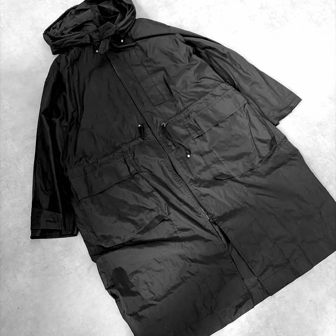 ★90s イッセイミヤケ ウィンドコート パッカブル シャカシャカ ロングコート