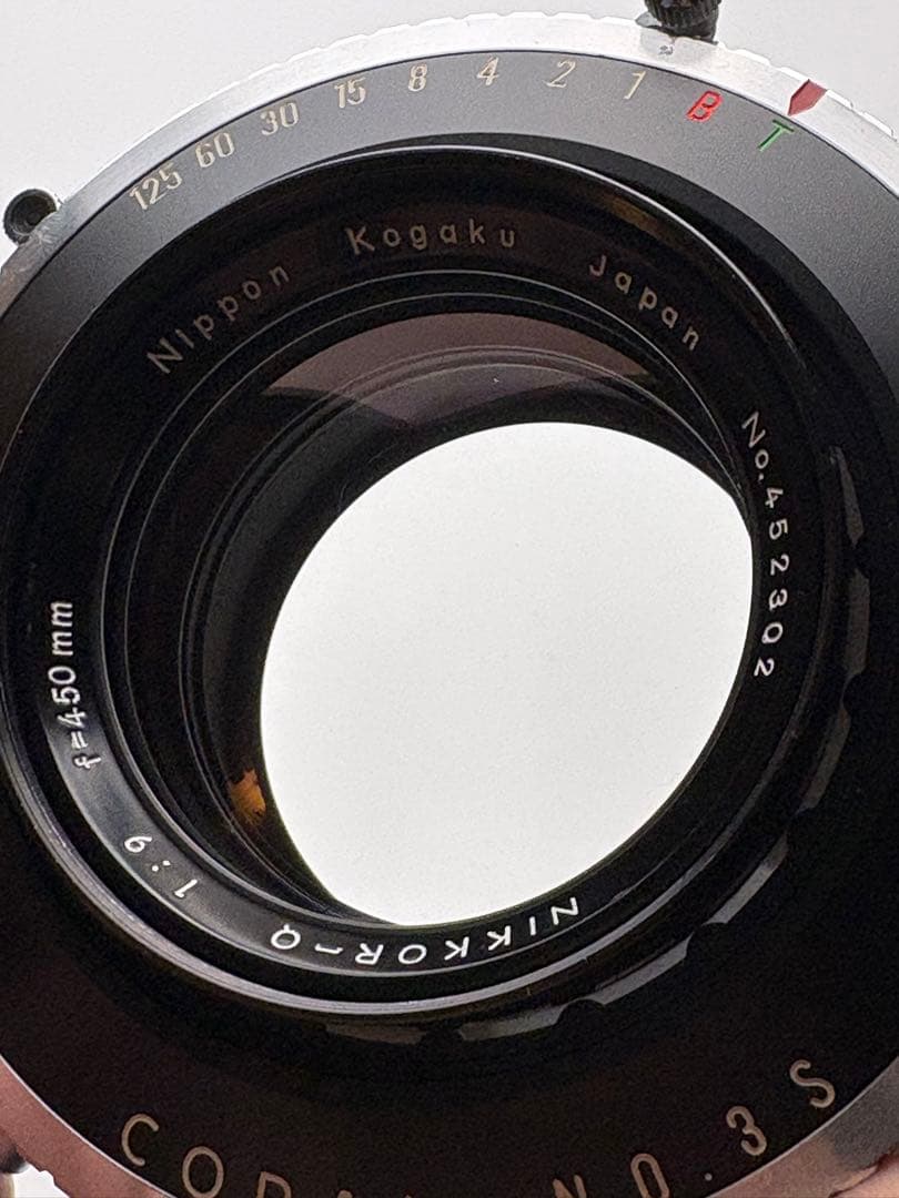 450mm f9 NIKKOR-Q Nippon Kogaku 大判 8x10