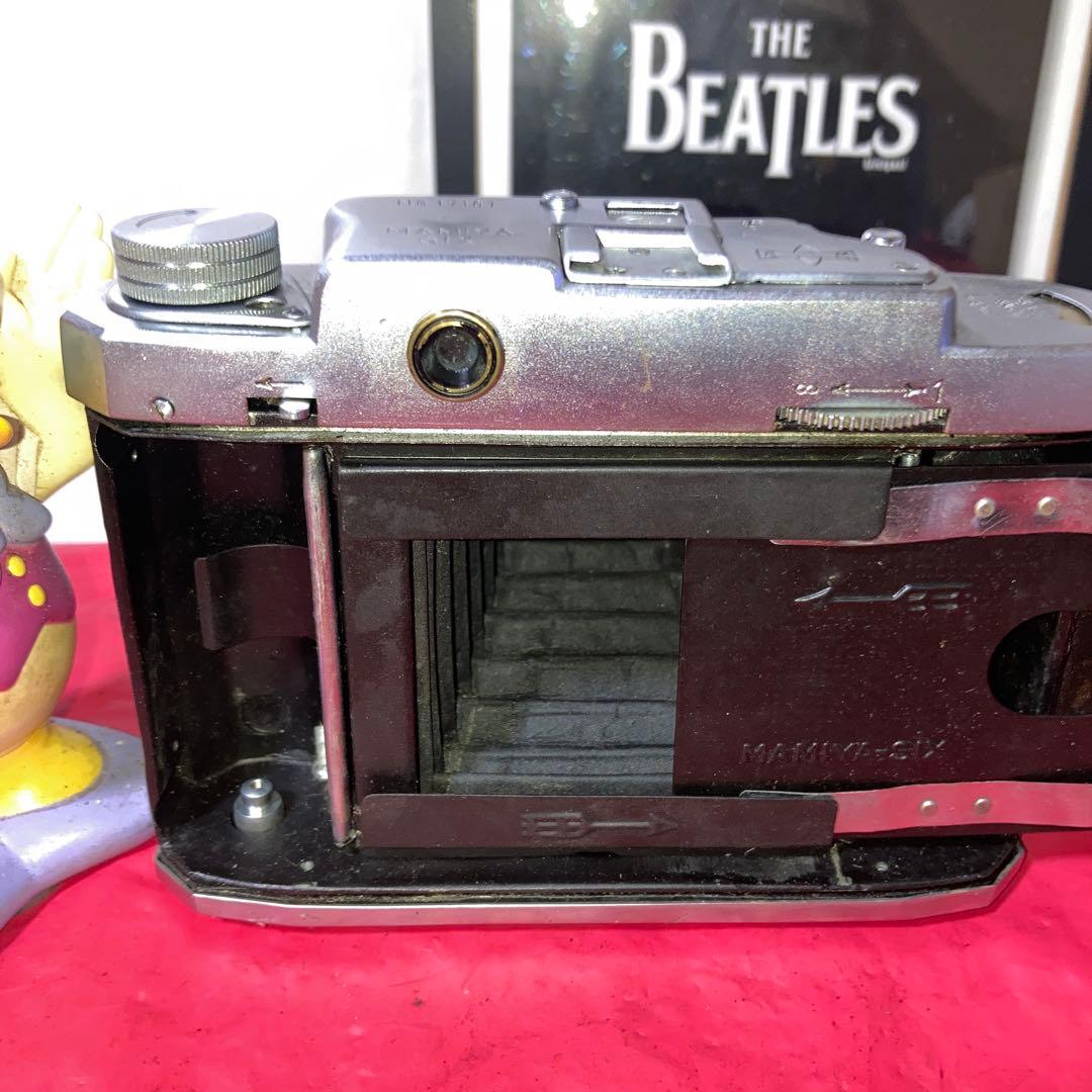 ヴィティージ蛇腹MAMIYA sixレンジファインダー中判カメラ 露出機能動完動