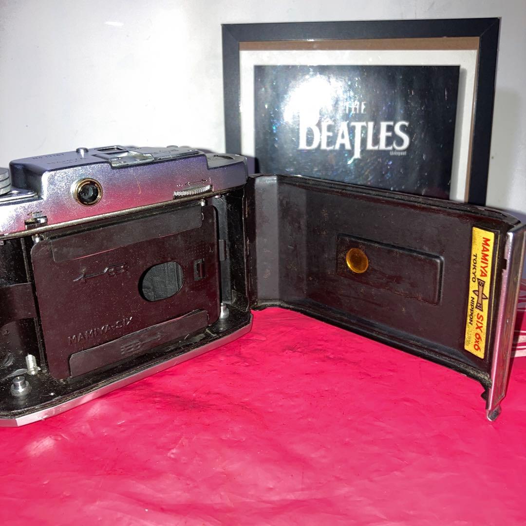 ヴィティージ蛇腹MAMIYA sixレンジファインダー中判カメラ 露出機能動完動