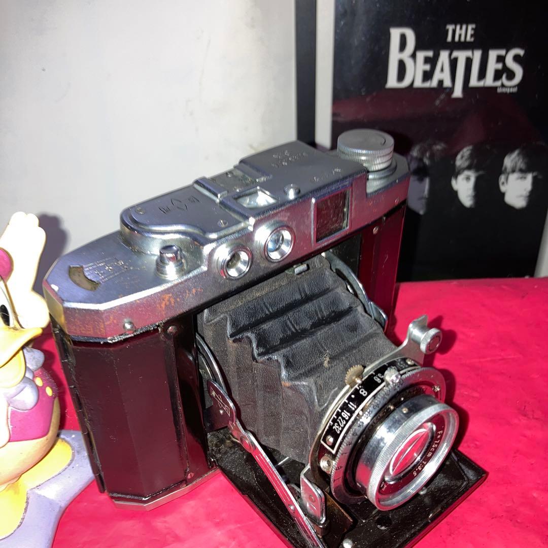 ヴィティージ蛇腹MAMIYA sixレンジファインダー中判カメラ 露出機能動完動