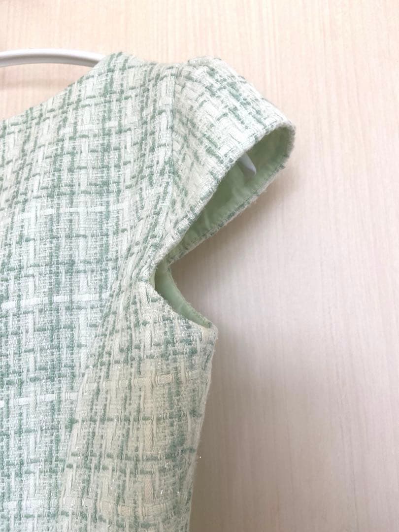 美品 マリーミー Marry me ツイードワンピース