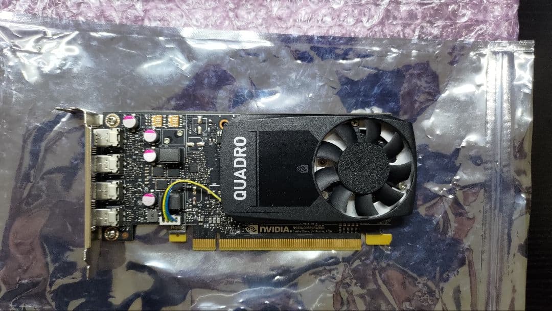NVIDIA quadro p1000　グラボ