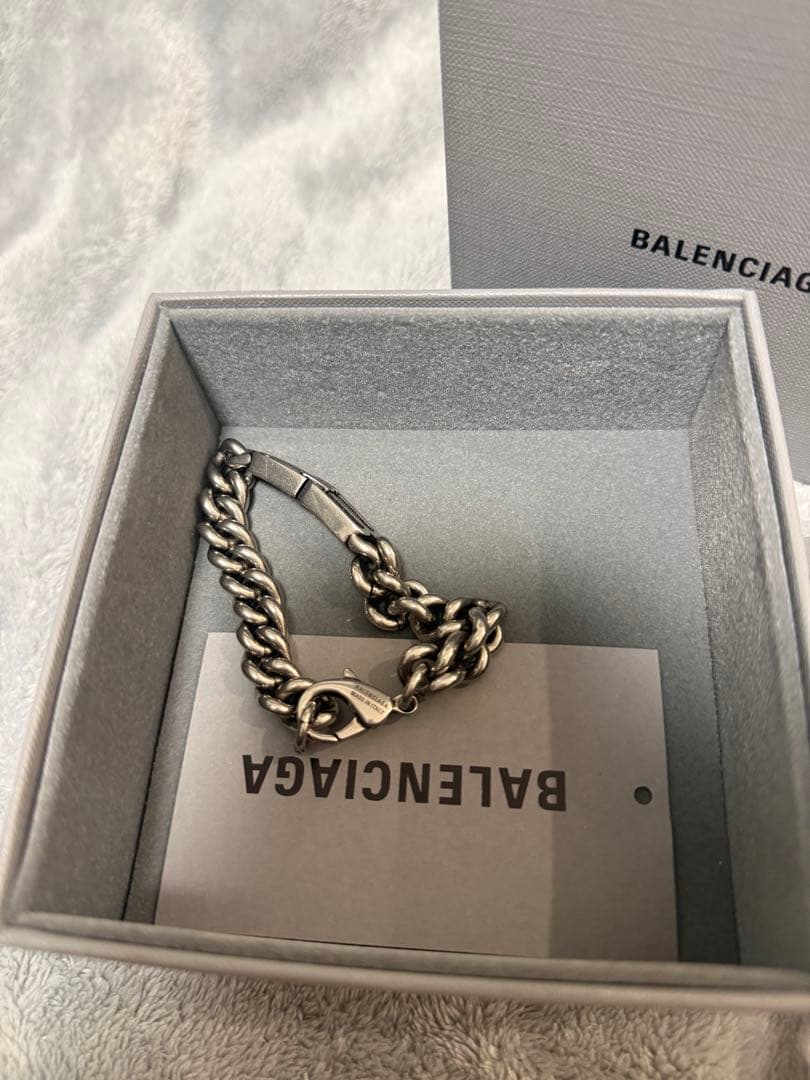 BALENCIAGA チェーンブレスレット シルバー