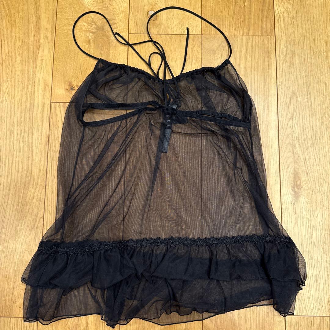 LA PERLA ブラック キャミソール M