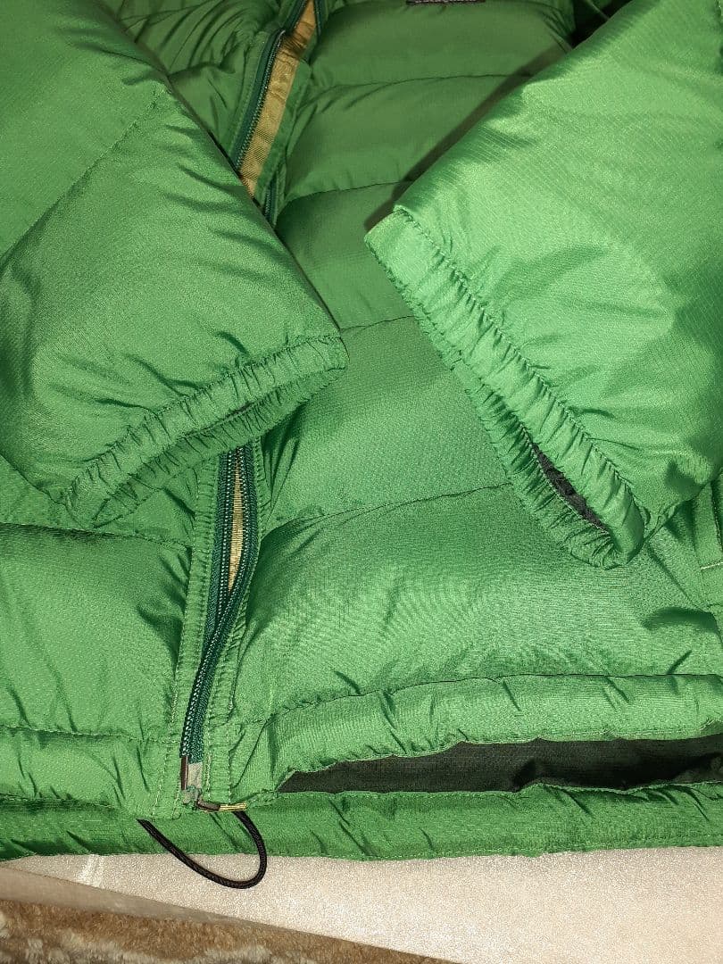 パタゴニア ダウンジャケット カラー グリーン キッズXL レディースS～M