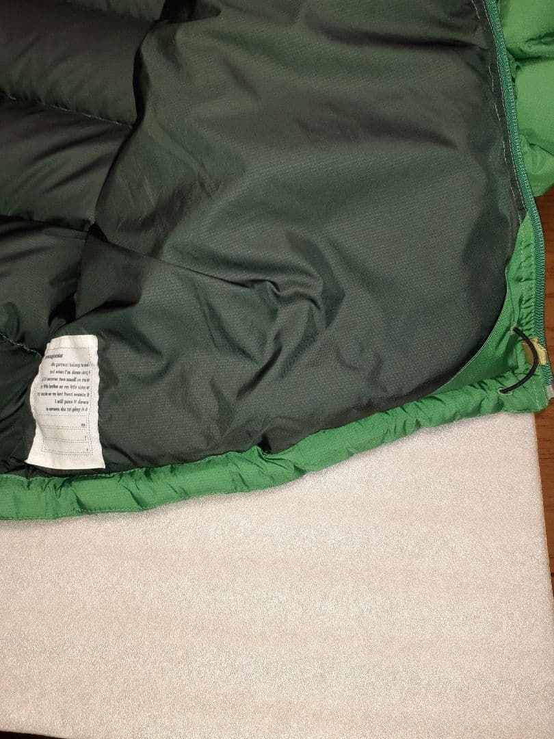 パタゴニア ダウンジャケット カラー グリーン キッズXL レディースS～M