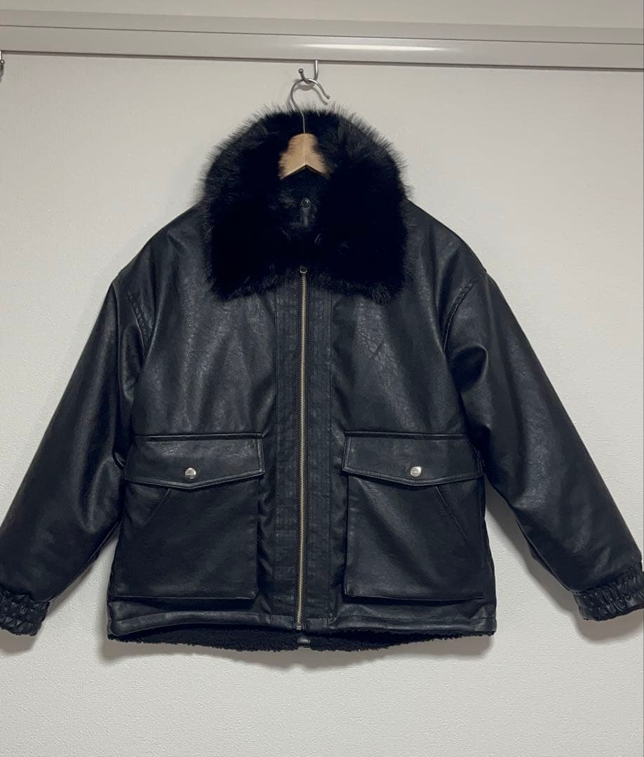 ADRER　The B-3 Reversible Fur Blouson