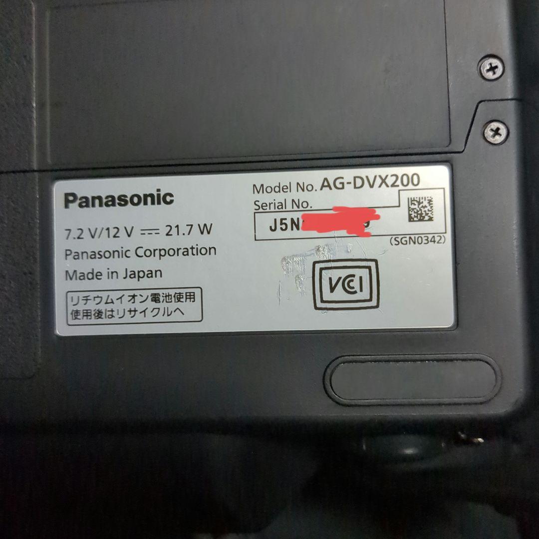 Panasonic AG-DVX200 LEICA 4Kビデオカメラ 本体
