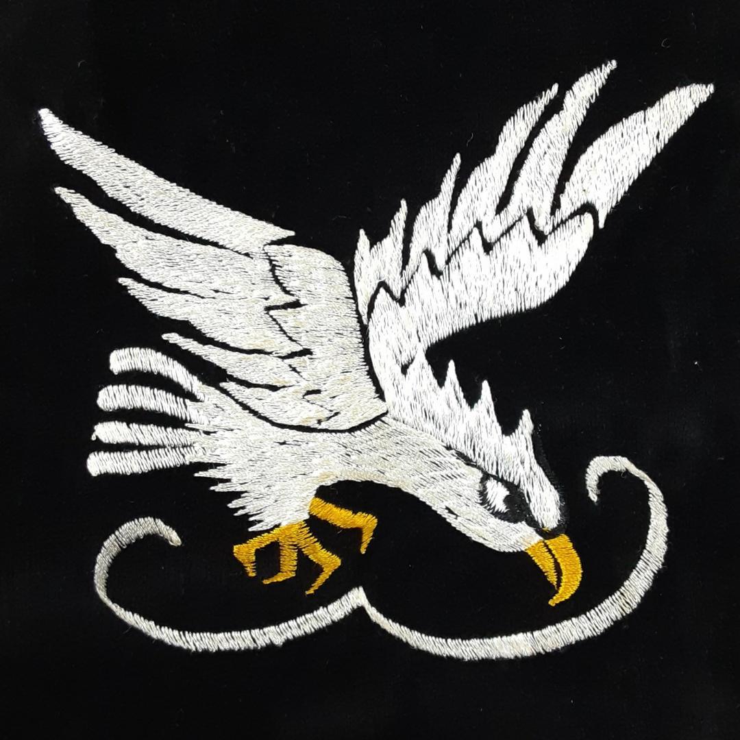 希少80s◎ヴィンテージスカジャン 横須賀ジャンパー 別珍 刺繍 YKKジップ