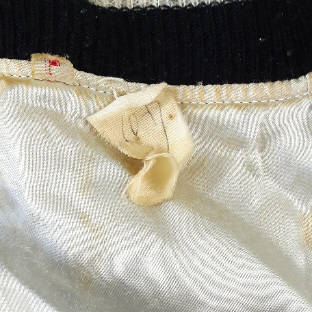 希少80s◎ヴィンテージスカジャン 横須賀ジャンパー 別珍 刺繍 YKKジップ