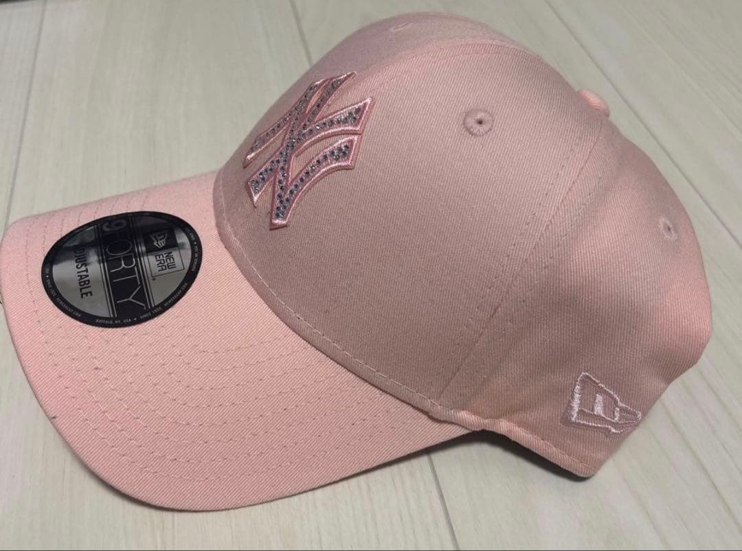 9FORTY Rhinestone ニューヨーク・ヤンキース ピンクレ