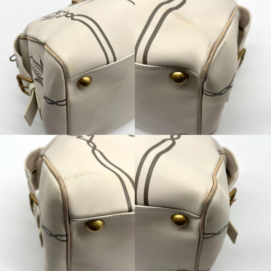 ボッテガヴェネタ レザー ボストンバッグ イントレチャート 鍵 クロシェット