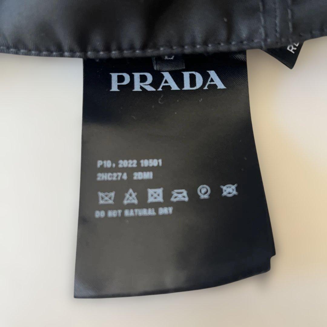 【美品】PRADA プラダ Re-Nylon ベースボールキャップ ブラック