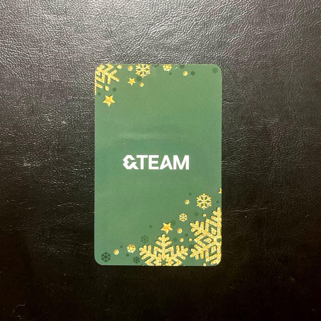 andteam &team SBS サノク トレカ フウマ FUMA 人気歌謡