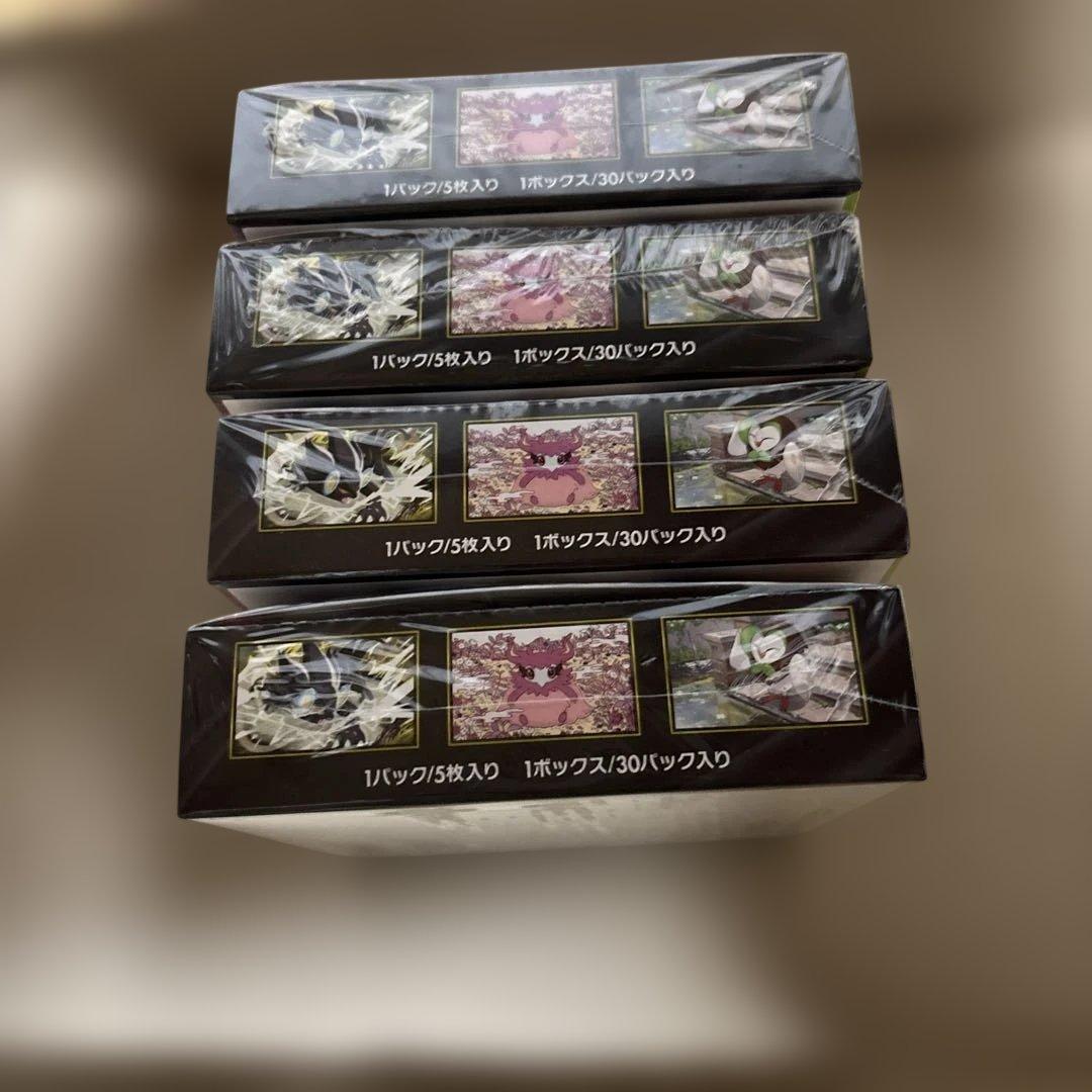 ポケモンカード ムニキスゼロ 4BOXシュリンク付き