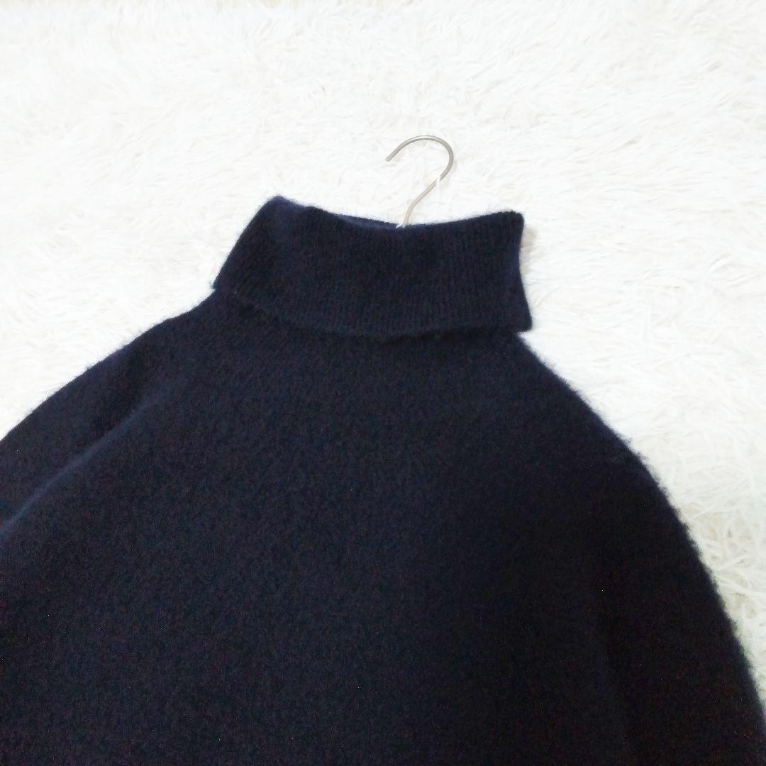 プラージュ Plage カシミヤ100ファーニットプルオーバー タートルネック