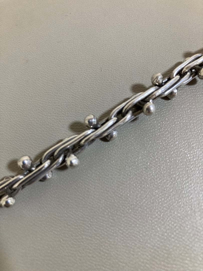 メキシカンジュエリー DNAブレスレット ガリトラップ型 シルバー925