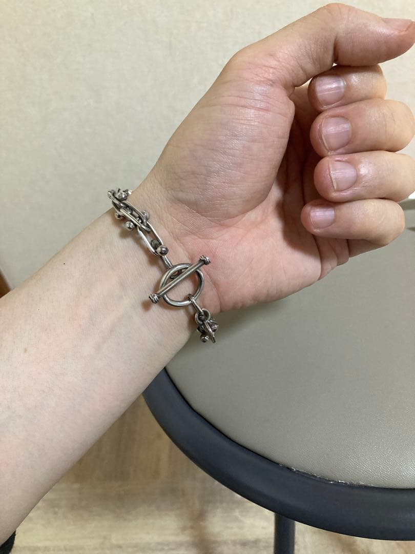 メキシカンジュエリー DNAブレスレット ガリトラップ型 シルバー925