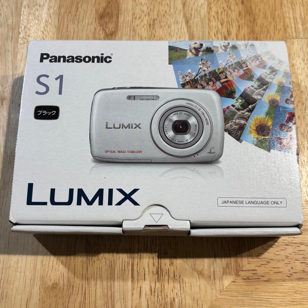 Panasonic LUMIX DMC-S1 ブラック コンデジ　箱付き