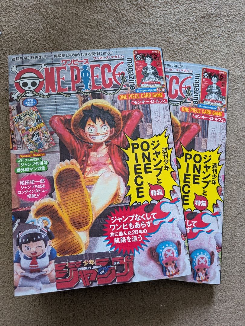 新品／未開封プロモ付き／ワンピースマガジン20号／2冊セット