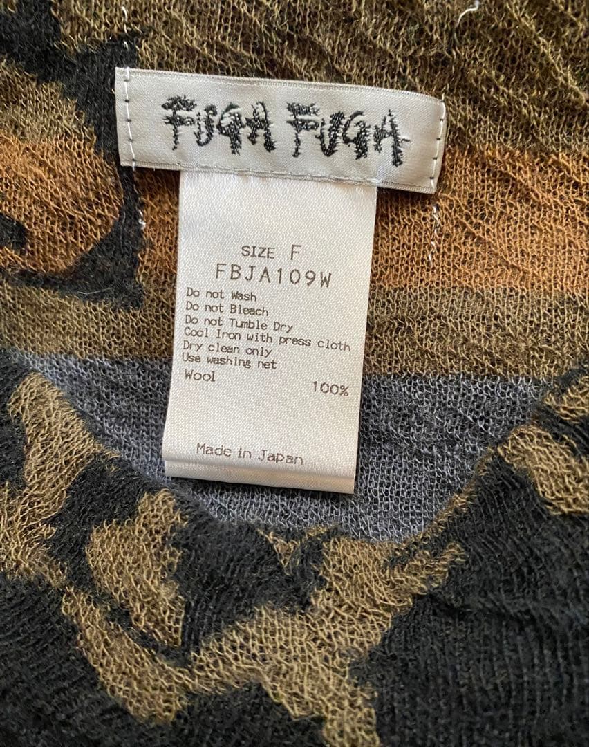 FUGA FUGA　佐藤繊維　ワイドプルオーバー　ヨーガンレール好きにも