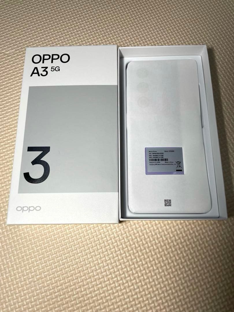 【美品】OPPO A3 5G 本体　パープル