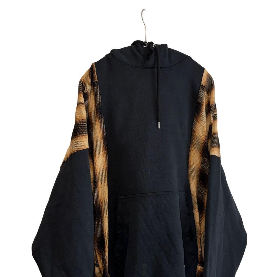 N-629 メゾンミハラヤスヒロ　グランジパーカー　ドッキング　50ダメージ加工