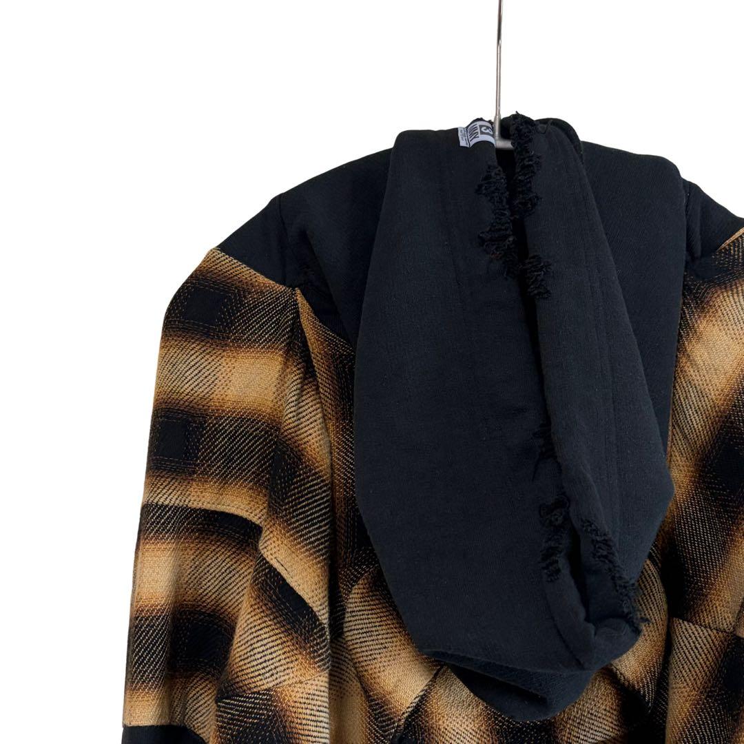 N-629 メゾンミハラヤスヒロ　グランジパーカー　ドッキング　50ダメージ加工