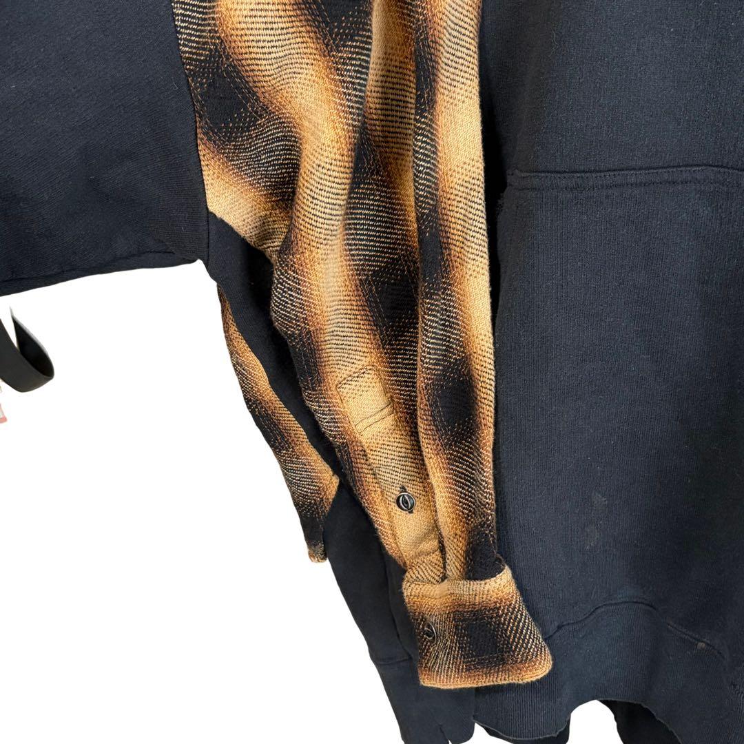 N-629 メゾンミハラヤスヒロ　グランジパーカー　ドッキング　50ダメージ加工