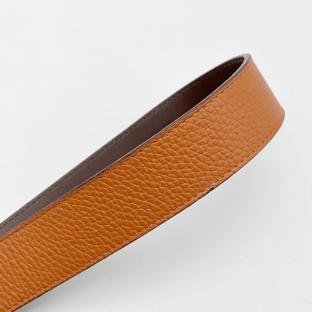 ルイヴィトン　サンチュール ポンヌフ　ベルト シルバー金具 95/38 茶色