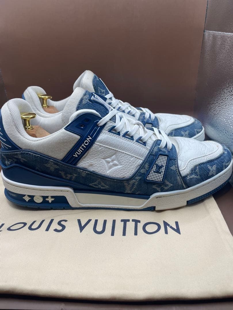 やーまん箱袋付き ルイヴィトントレイナーライン　モノグラム　スニーカー
