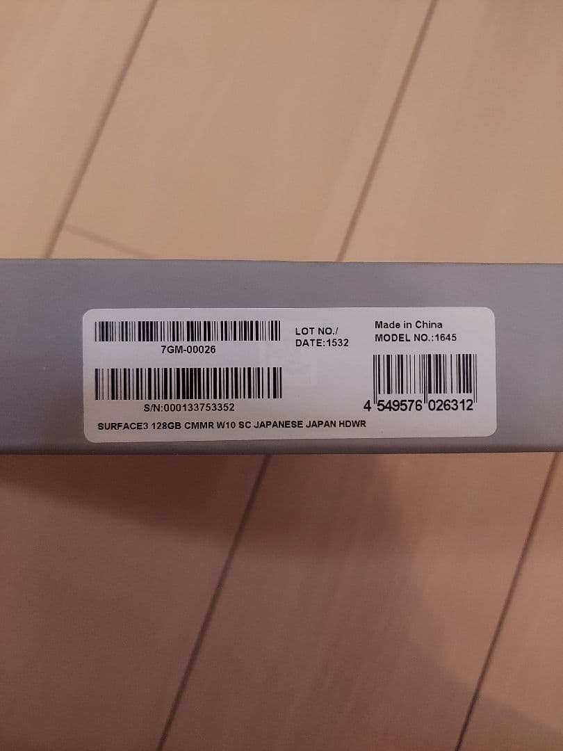 テレビ Microsoft Surface3 128GB