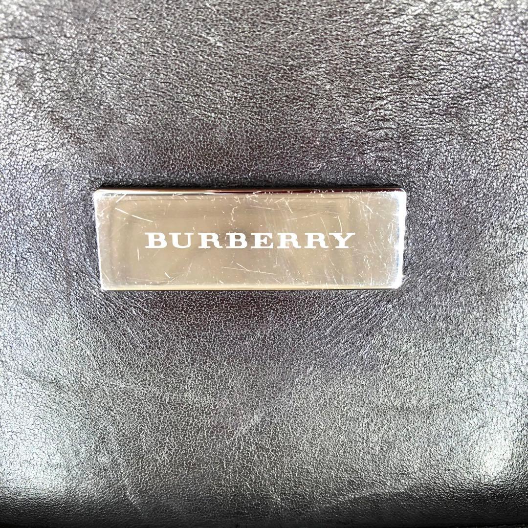 SG3785B バーバリー トートバッグ ハンドバッグ チェック柄 大きめサイズ