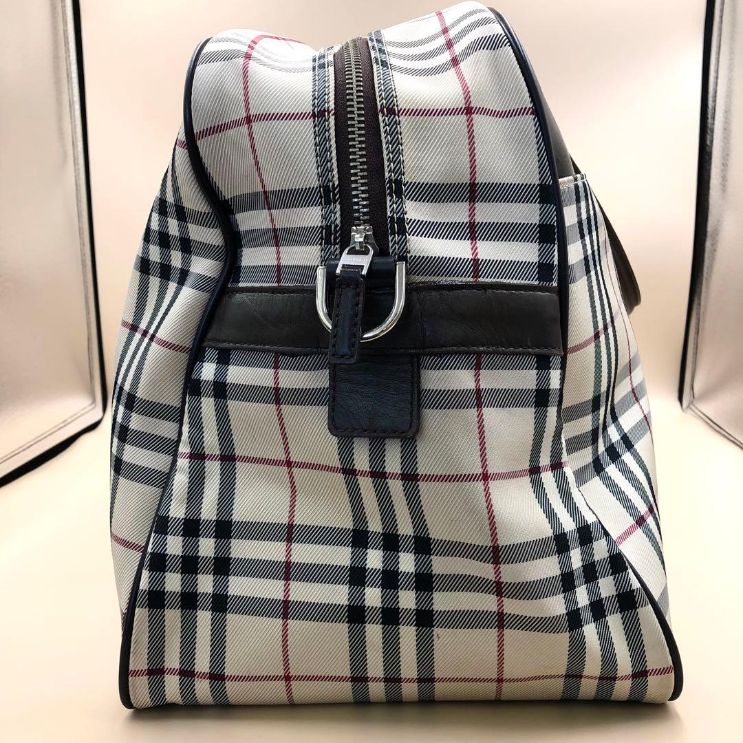 SG3785B バーバリー トートバッグ ハンドバッグ チェック柄 大きめサイズ