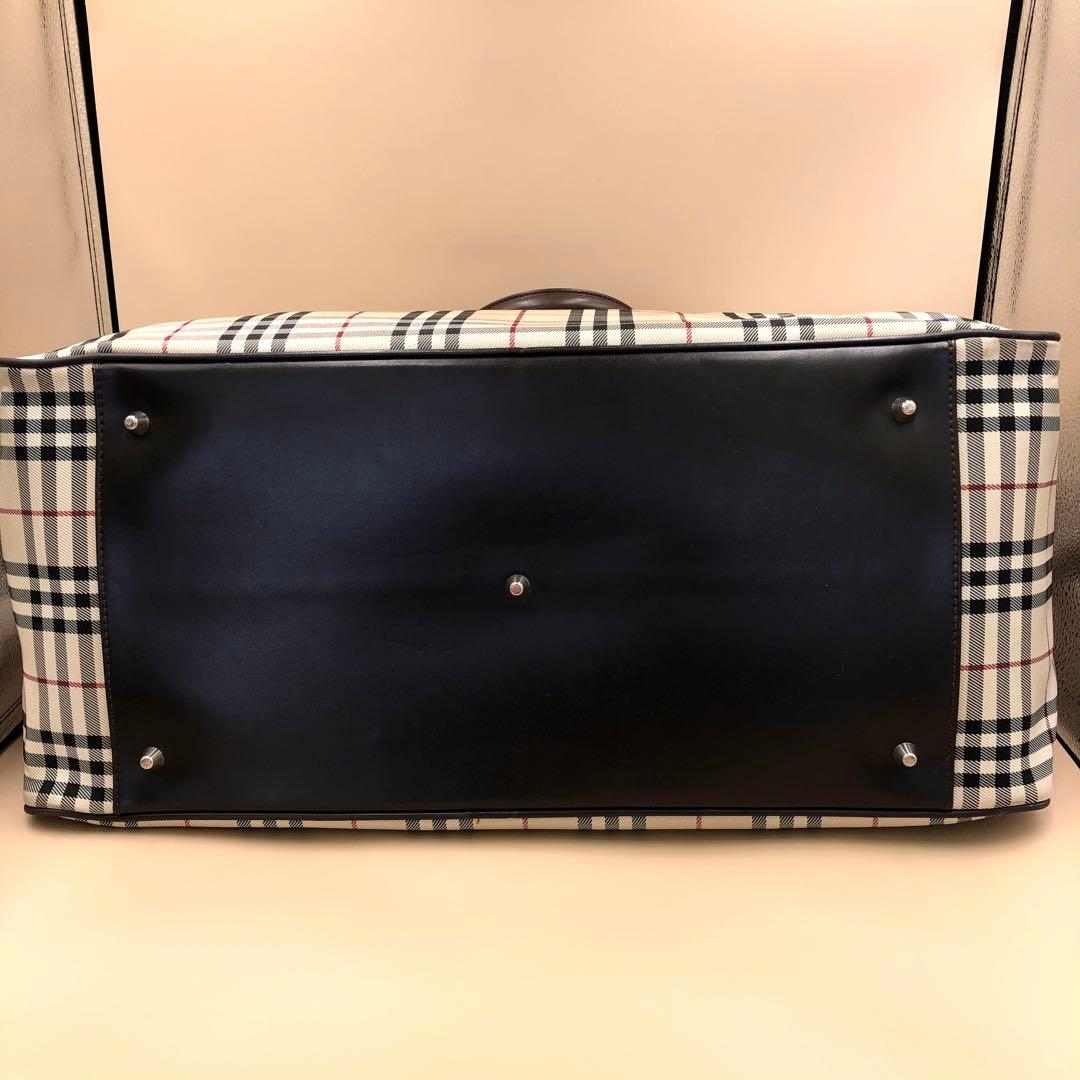 SG3785B バーバリー トートバッグ ハンドバッグ チェック柄 大きめサイズ