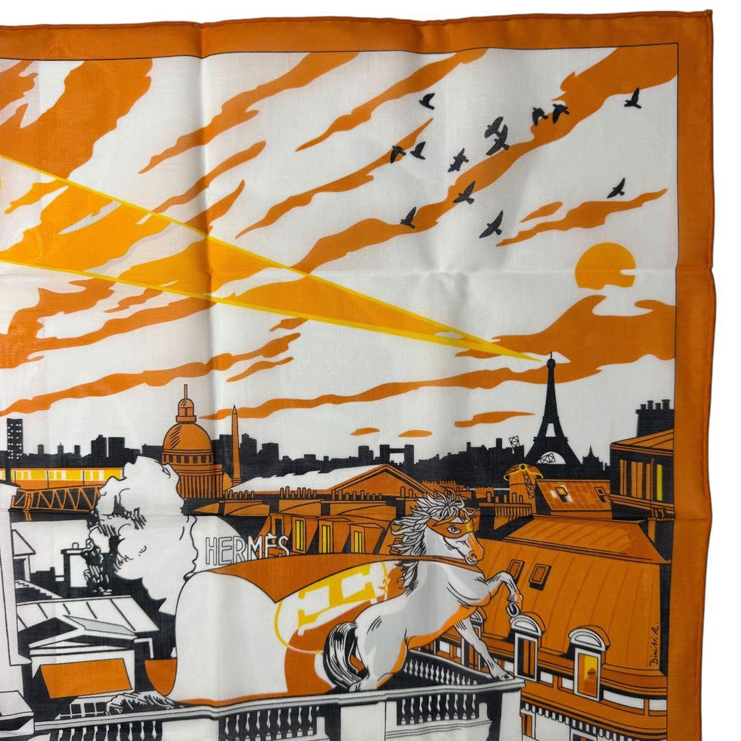 HERMES エルメス カレ40 未使用品 箱付 ハンカチ スカーフ