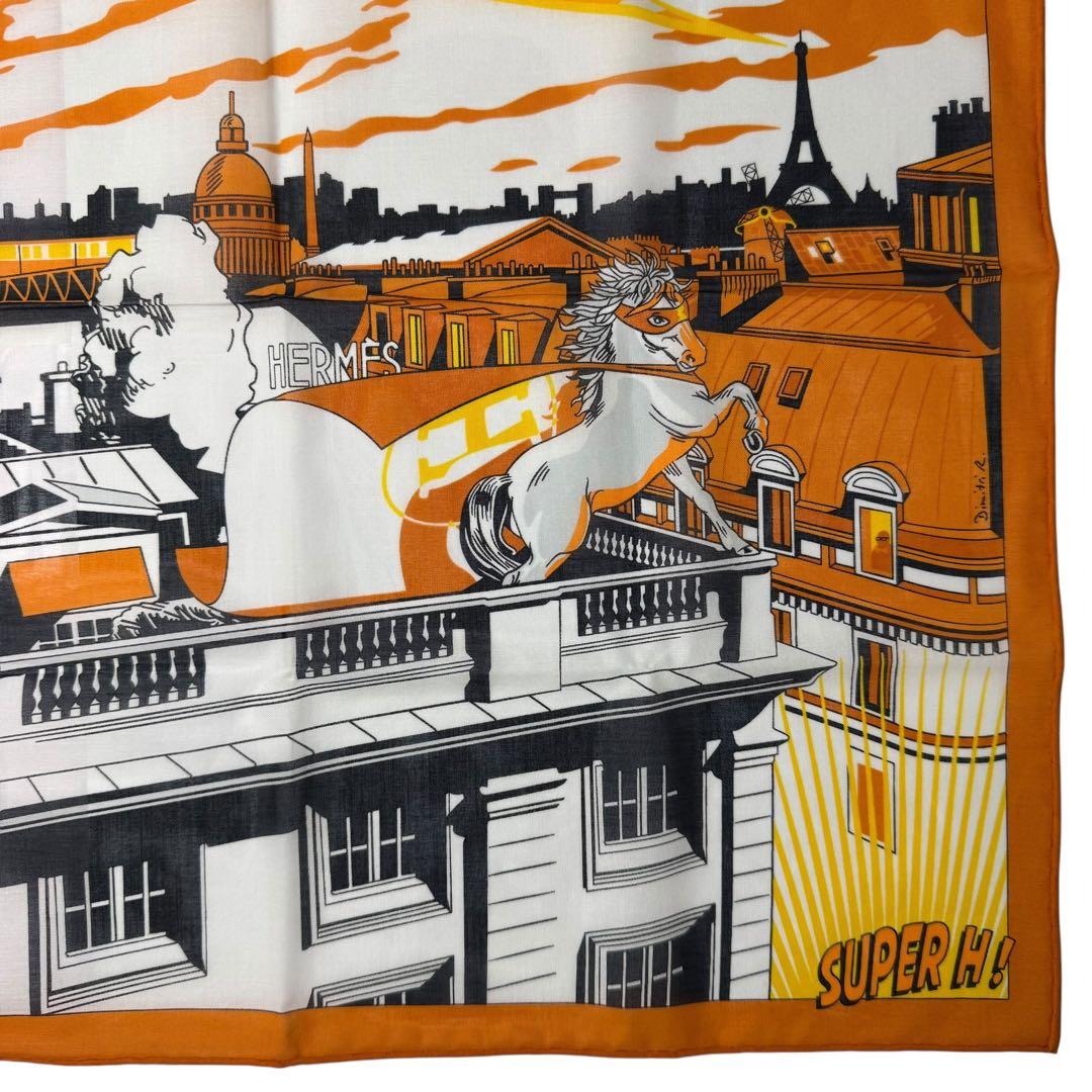 HERMES エルメス カレ40 未使用品 箱付 ハンカチ スカーフ