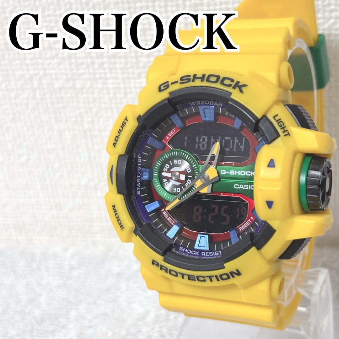 【レア】美品 G-SHOCK GA-400 イエロー 動作良好 腕時計 y2k