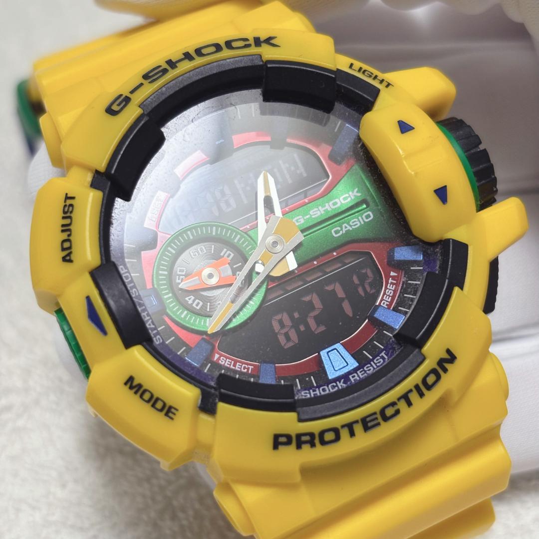 【レア】美品 G-SHOCK GA-400 イエロー 動作良好 腕時計 y2k