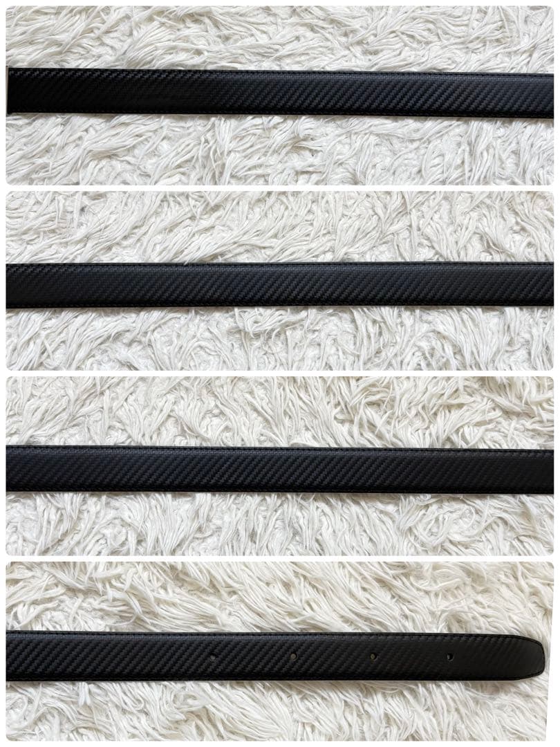 s*6様 未使用級　dunhill リバーシブル　本革ベルト　回転式　箱　保存袋