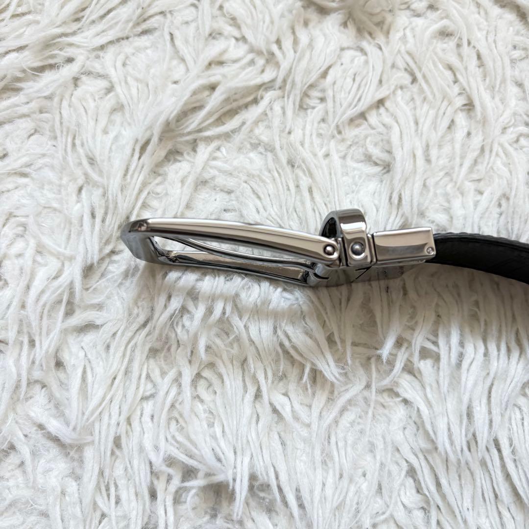 s*6様 未使用級　dunhill リバーシブル　本革ベルト　回転式　箱　保存袋