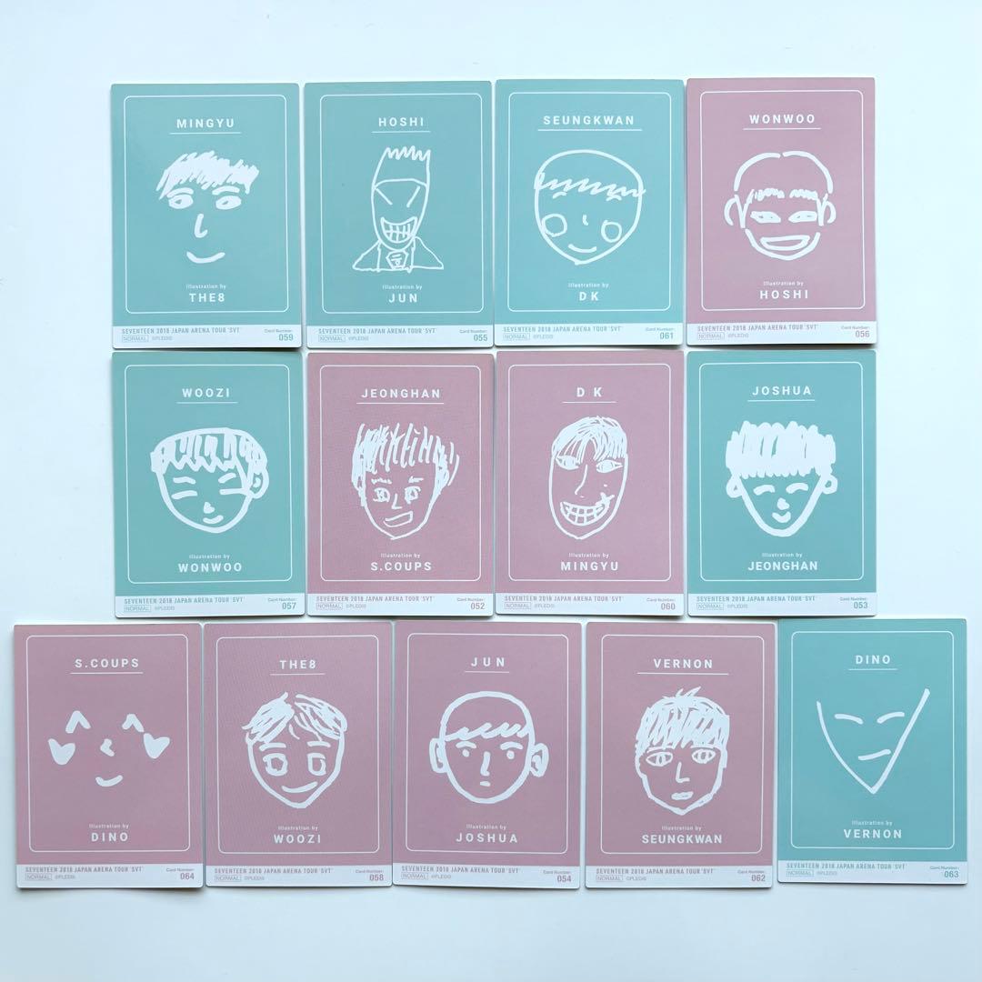seventeen svt 2018 イルコン　トレカ　コンプリート　13枚売り