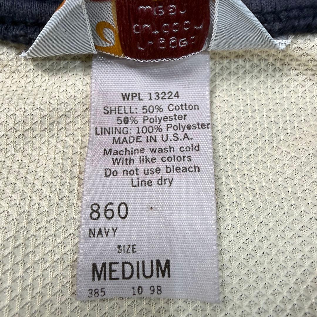 超希少■カーハート【M】80s USA製 ジップパーカー スウェット サーマル