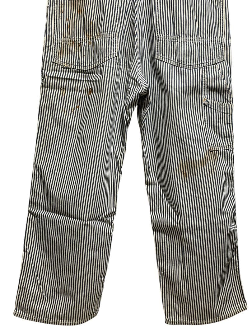 50s キャントバステム オーバーオール ヒッコリー W94cm ゴールド 左向